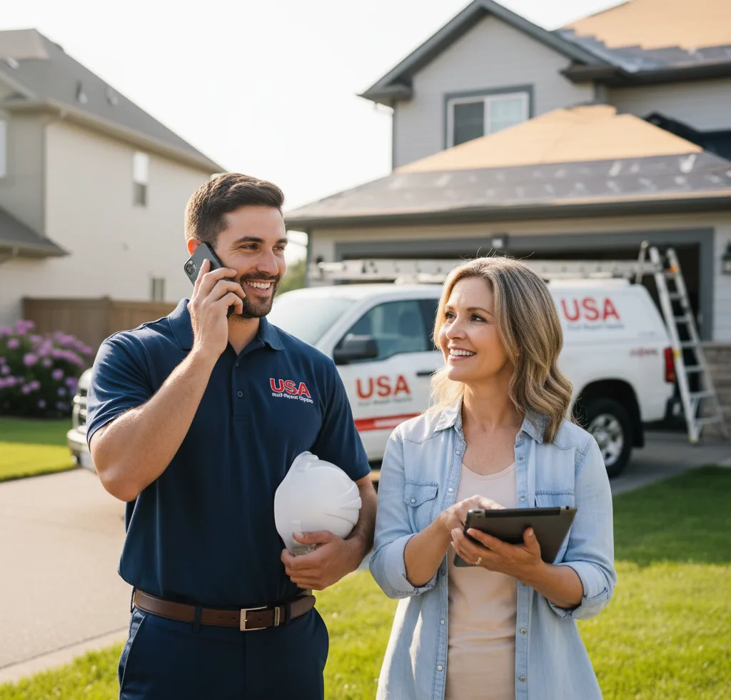 USA Roof Repair Experts customer support in Macon